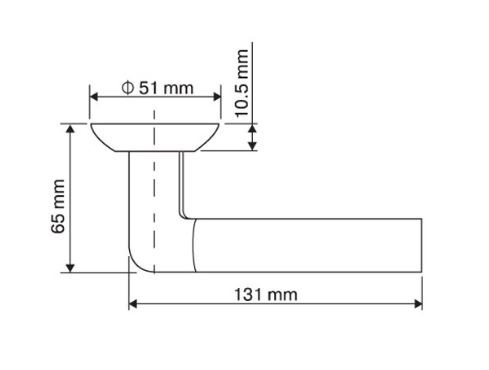 Ручка дверная RENZ INDH 37-08 SN/NP Сицилия никель матовый/никель блестящий