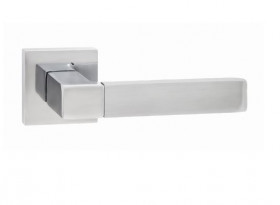 Ручка дверная PUERTO INAL 521-03 SC/CP Песто хром матовый/хром блестящий