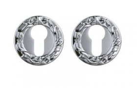 Накладка под цилиндр PORTA DI PARMA CYL.04.01 Полированный хром