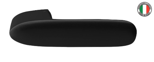 Ручка дверная MORELLI LUXURY UNIVERSE NERO на мини-розетке Черный
