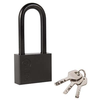Замок навесной PUNTO PK-1550L 3 key диск.ключ длинная дужка