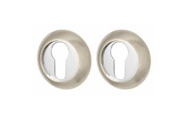 Накладка на цилиндр ARMADILLO CYLINDER ET-1SN/CP-3 2шт Матовый никель/хром
