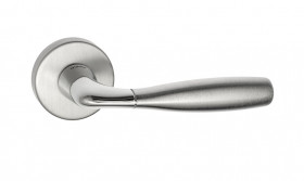 Ручка дверная Fratelli Cattini JET 7-CR/CS Полированный хром / Матовый хром