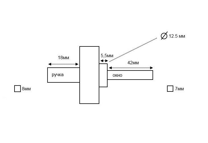 Ручка оконная Fratelli Cattini LINEA FW 8-CR полированный хром