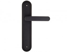 Дверная ручка на планке Fratelli Cattini PIPPA PL288-NM матовый черный