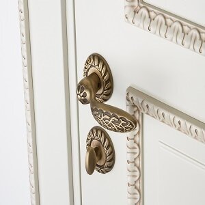 Ручка дверная CLASS 1065 Shamira 60 мм Матовая бронза