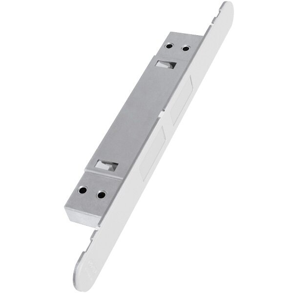 Магнитная защелка AGB Touch B01120.30.FM ​​ для скрытой двери с лицевой планкой белый