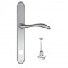 Дверная ручка на планке Fratelli Cattini LUCCIA WC-2 PL01-CS матовый хром
