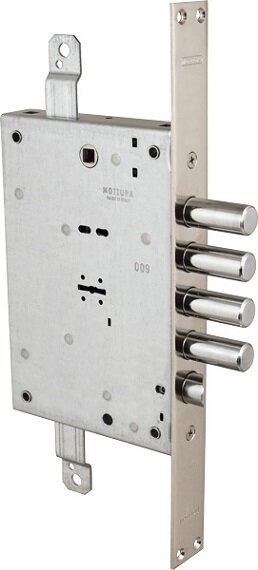 Замок врезной сувальдный MOTTURA 50.798-S левый ключ 60 мм без накладок