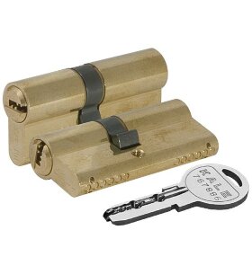 Цилиндровый механизм KALE KILIT 164 SN/90 (30+10+50) mm латунь 5 кл.