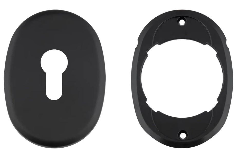 Накладка декоративная на цилиндр PALIDORE 040-01-BLACK черный