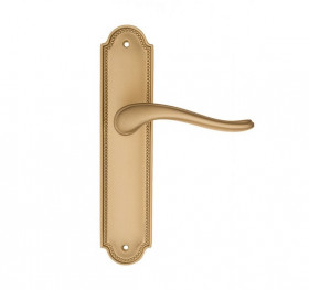 Дверная ручка на планке Fratelli Cattini LAVERA PL248-BS матовая латунь