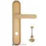 Дверная ручка на планке Fratelli Cattini PIPPA WC-2 PL288-BS матовая латунь
