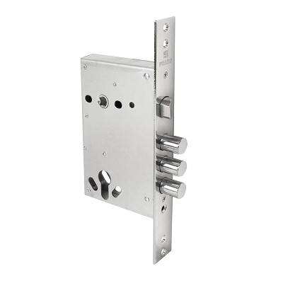 Корпус врезного замка полуавтоматический с защёлкой FUARO MDV32.21/C-65.85.3R16 S/A