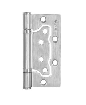 Петля накладная без врезки PUNTO 200-2B/HD 100x2,5 SC матовый хром