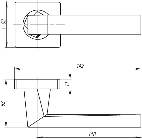 Ручка дверная ARMADILLO CORSICA SQ003-21 MWSC-33 Итальянский тисненый