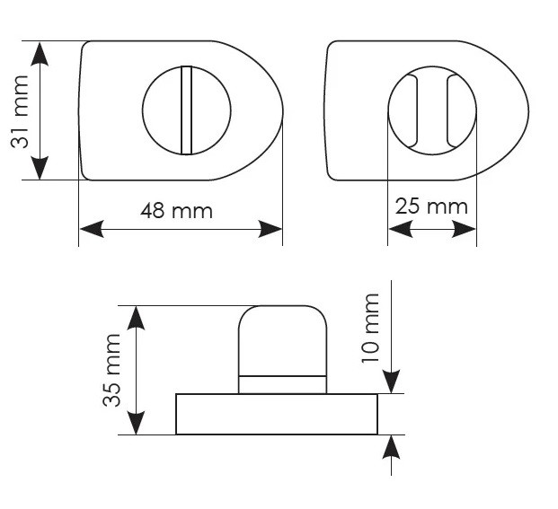 Завертка сантехническая MORELLI LUXURY LUX-WC-SH NERO Черный