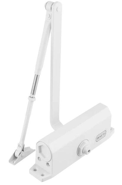 Доводчик дверной морозостойкий PALIDORE 604 до 120 кг white белый