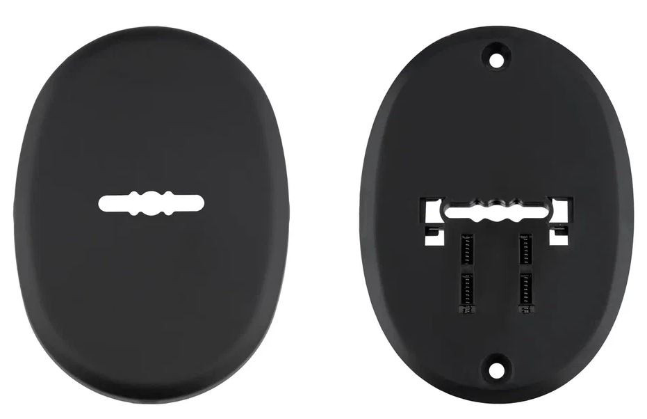 Накладка декоративная на сувальдный замок PALIDORE 040-02-BLACK черный