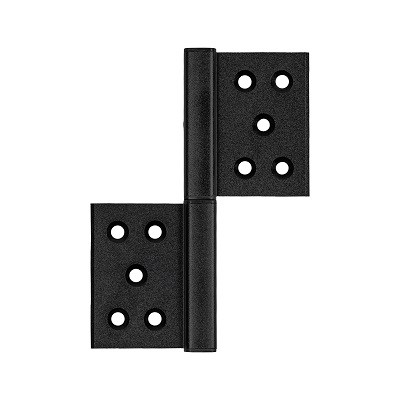 Петля PUNTO универсальная флажковая FL.5030 BL 127х90х3 черный