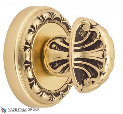 Завертка сантехническая Venezia WC-4 D2 французское золото + коричневый