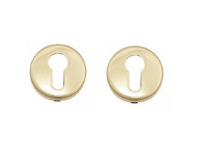 Накладка под цилиндр Fratelli Cattini CYL 7.7-OLV полированная латунь