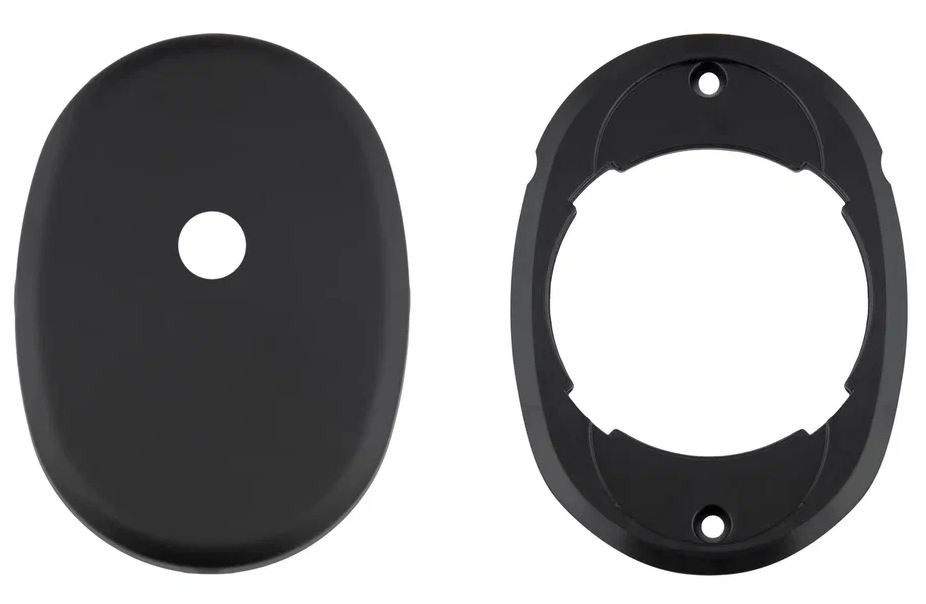 Накладка декоративная под шток PALIDORE 040-03-BLACK черный