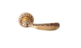 Ручка дверная CLASS 1145 Ambra 60 мм Старинная латунь/коричневый