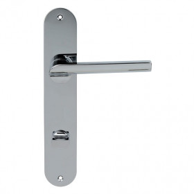 Дверная ручка на планке PORTA DI PARMA Punto 2302.01.WC Полированный хром