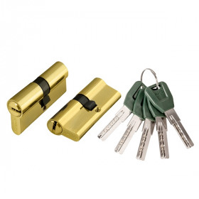 Цилиндровый механизм PUNTO A200/70 mm (30+10+30) PB латунь 5 кл