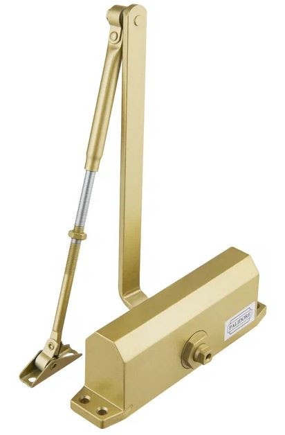 Доводчик дверной морозостойкий PALIDORE 604 до 120 кг gold золото