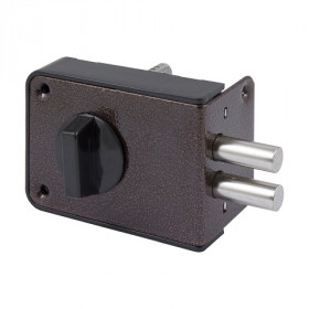 Замок накладной цилиндровый ОМЕГА ЗН1-1 ПНЗ медь 5 кл