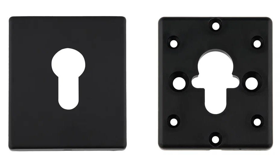 Накладка декоративная на цилиндр PALIDORE 050-01-BLACK черный