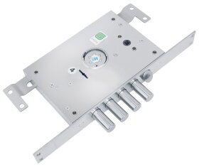 Замок врезной ГАРДИАН ЗВ 21.14 Т сувальдный с защёлкой ПРАВЫЙ со смен.мех-ом (без накл) длина ключа 54мм, 5+1/123:451/