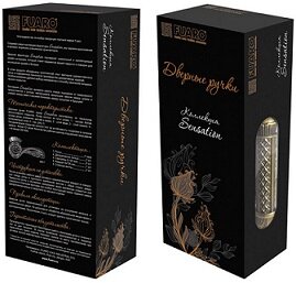 Ручка дверная FUARO DINASTIA SM GOLD-24 золото 24К