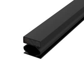 Уплотнитель магнитный самоклеящийся инкапсулированный FUARO ADH/M-14,5x12,5 мм черный 2,1 м 70 шт в упаковке