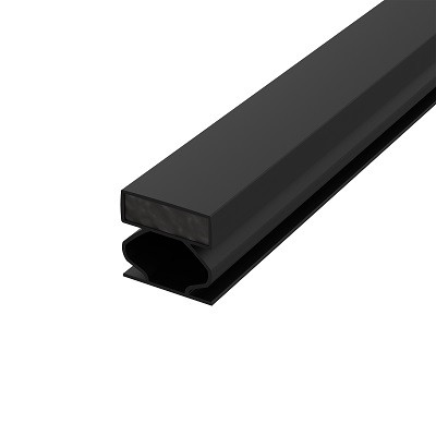 Уплотнитель магнитный самоклеящийся инкапсулированный FUARO ADH/M-14,5x12,5 мм черный 2,1 м 70 шт в упаковке