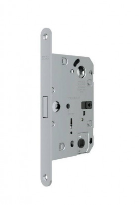 Замок межкомнатный WC AGB B06132.50.34 POLARIS WAVE без ответной планки матовый хром