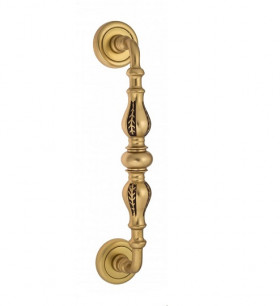 Ручка скоба Venezia GIFESTION 280мм (230мм) D1 французское золото + коричневый