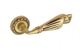 Ручка дверная Venezia OPERA D2 французское золото/коричневый