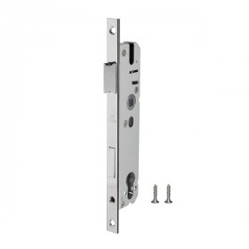 Корпус узкопрофильного замка с защелкой FUARO 4916-40/92 CP хром