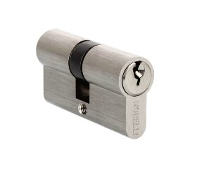 Цилиндр MORELLI ключ/ключ (60 мм) 60C SN Белый никель