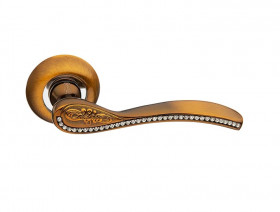 Ручка дверная PALIDORE 103 BCF Crystal Кофе глянец