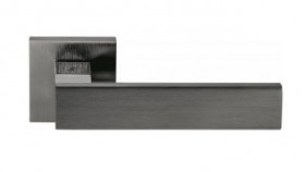 Ручка дверная COLOMBO Alba LC91RSB-GLS графит / матовый графит PVD