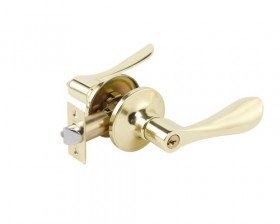 Ручка защелка (кноб) BUSSARE 37-01 GOLD ключ-фиксатор золото