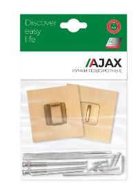 Завертка сантехническая AJAX BK6.K.JS51 (BK6 JS) SSG-39 сатинированное золото