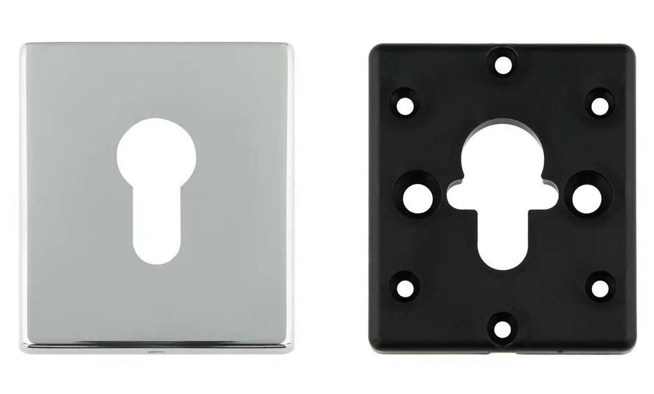 Накладка декоративная на цилиндр PALIDORE 050-01-PC хром блестящий