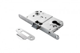 Замок врезной под цилиндр BUSSARE BUS 2085 CHROME хром