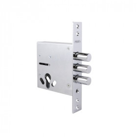 Корпус врезного замка цилиндровый PUNTO MDV30/C-65.00 CP хром тех.уп