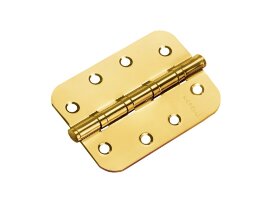 Петля MORELLI стальная универсальная скругленная MS-C 100X70X2.5-4BB SG матовое золото